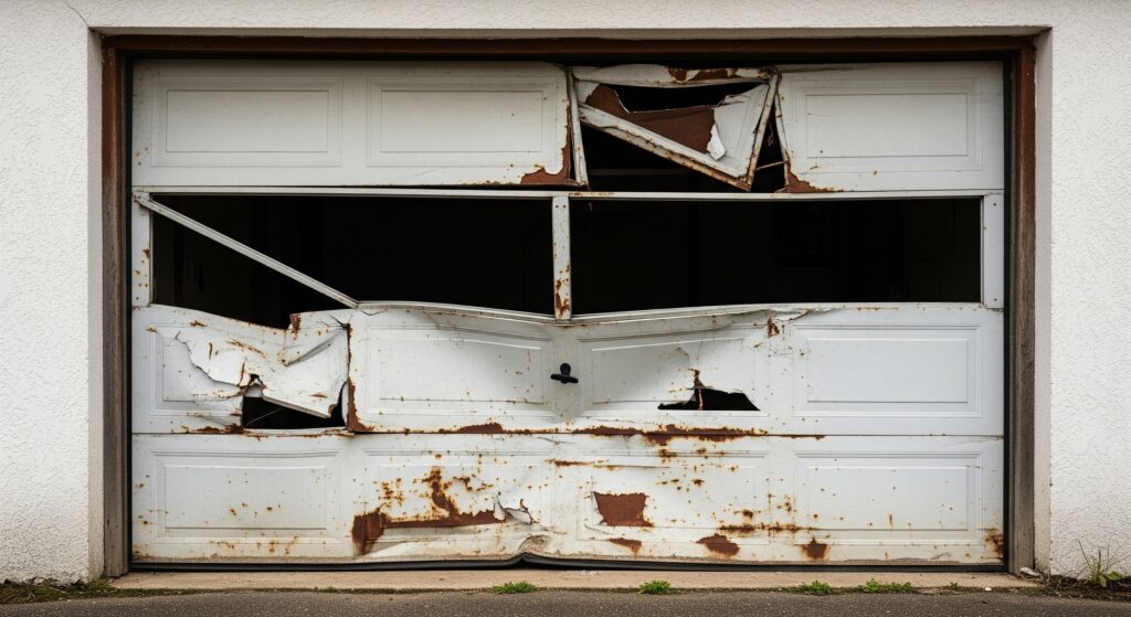 vielle porte de garage